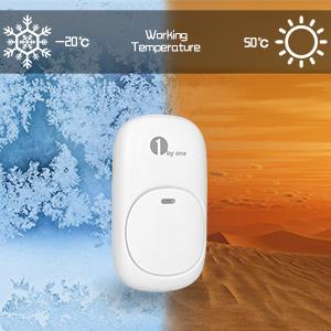 1 BY ONE Easy Chime Wireless Doorbell Operating at 500