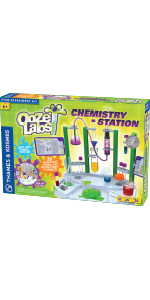 ooze labs chemistry station, laboratory, stem, science, educational, toy, learning, slime