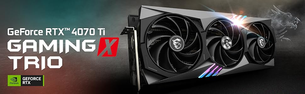 Powerful Ada Lovelace GPU, MSI Gaming GeForce RTX 4070 Ti.