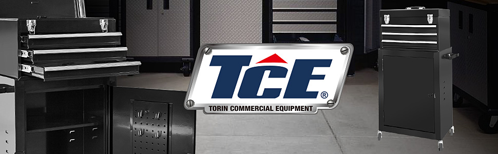 Torin TCE Rolling Garage Workshop Tool Organizer: Detachable 3 Drawer Tool Chest