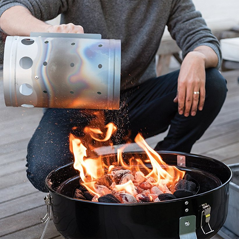 Cuisinart CCC100 Charcoal Chimney Starter Garden & Outdoor