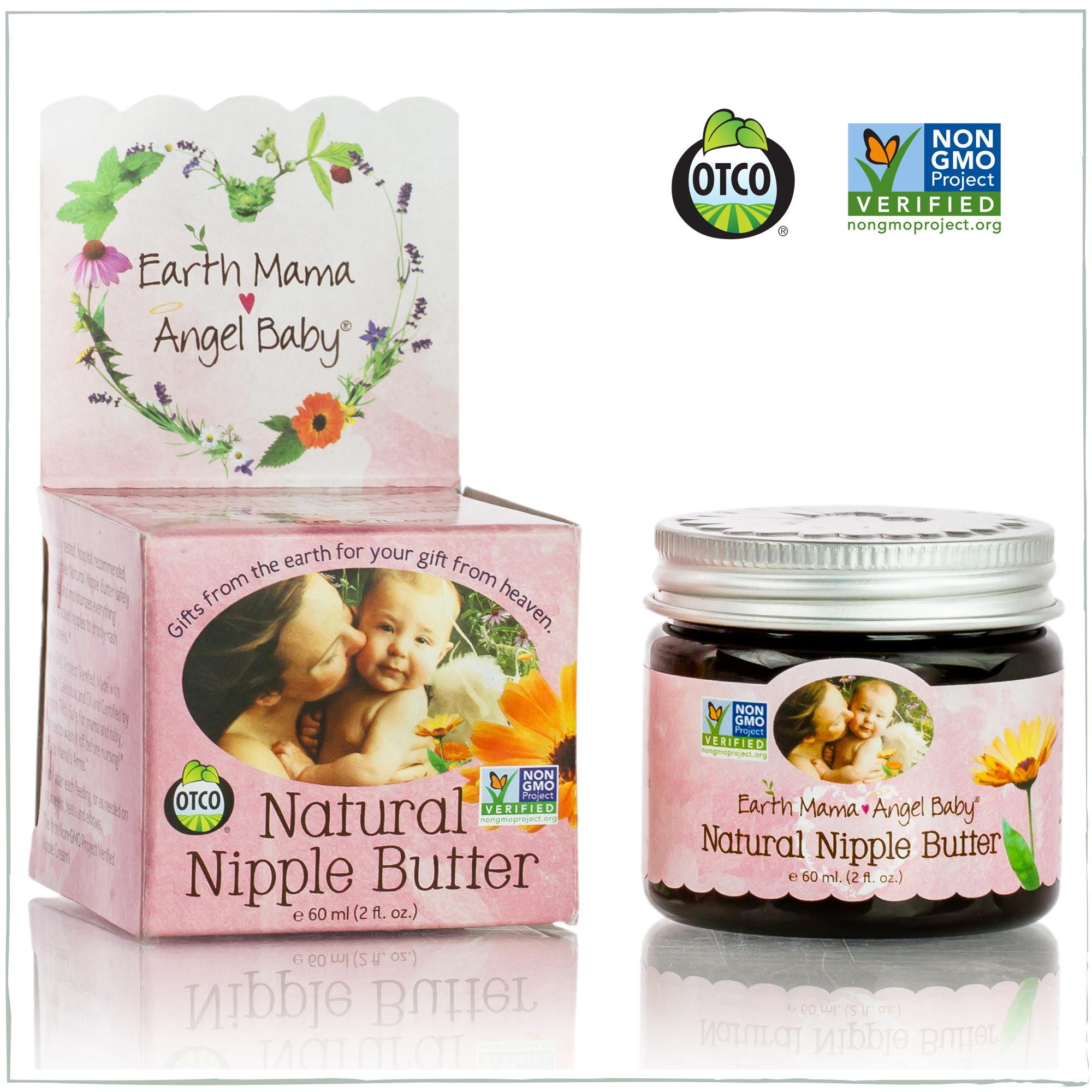 Natural Nipple Butter Organic Breastfeeding Cream (2 Fl. Oz