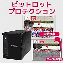外付けハードディスク・ドライブ NAS NETGEAR RN21200 NASドライブ HDD交換（NETGEAR：ReadyNAS Duo v2）: なんでも