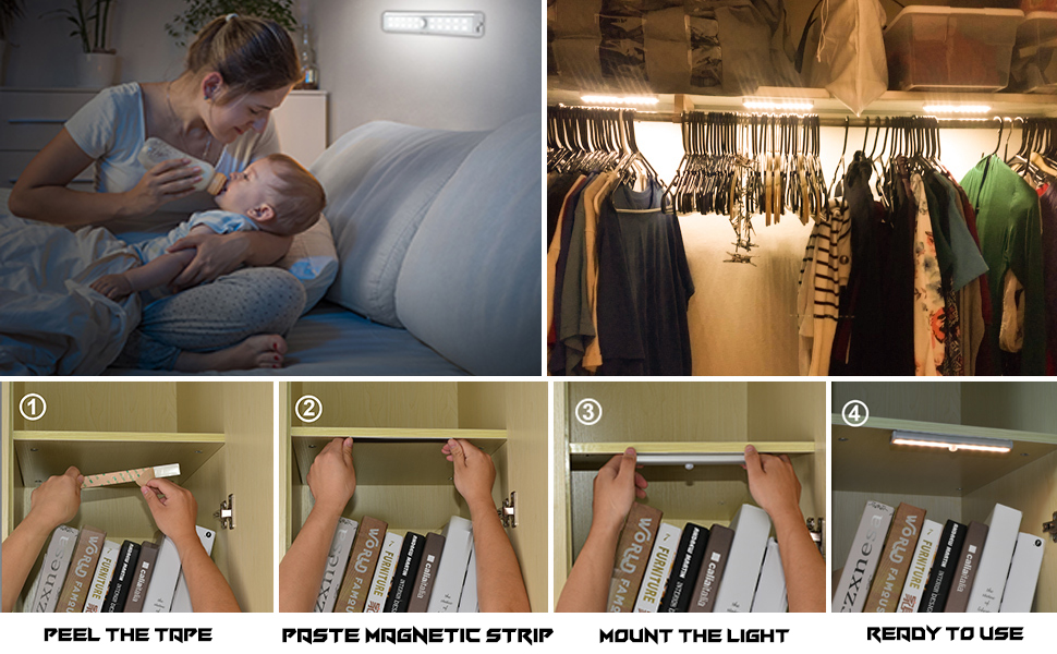 Zoook Sense Motion Sensor LED Light with 10 Led Bulbs and Very Bright