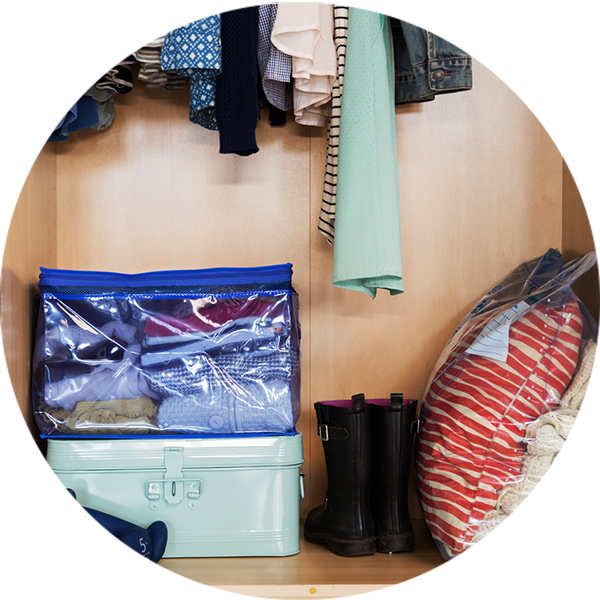 Ziploc Storage Bags, Double Zipper Seal & Expandable Bottom