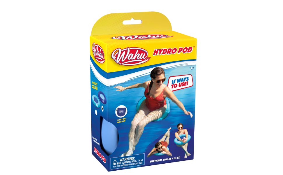Wahu Hydro Pod Versatile Pool Float with Carrying Bag, 21
