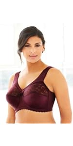 Glamorise Women's Magic Lift Minimizer Plain Everyday Bra