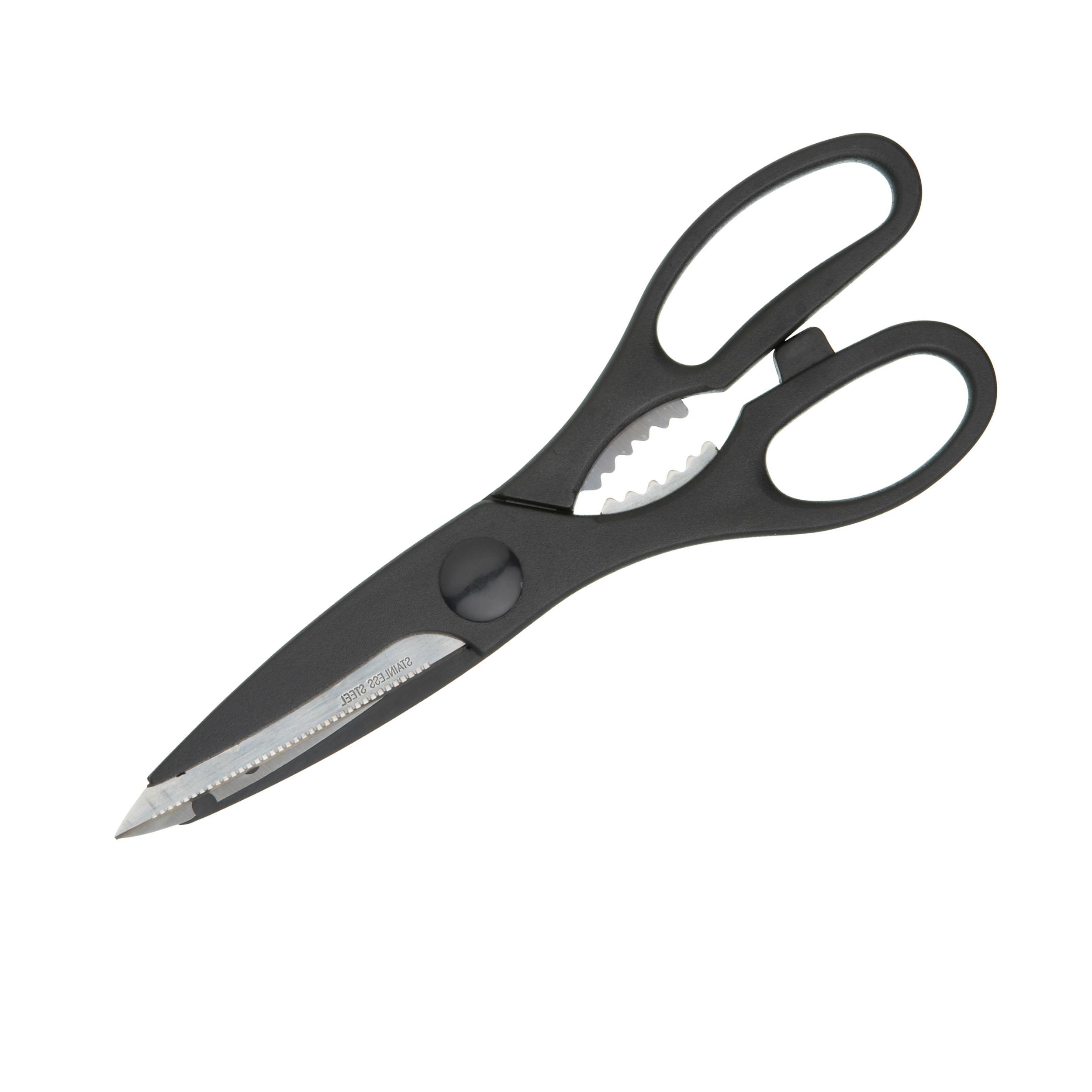 KitchenCraft MultiPurpose Stainless Steel Kitchen Scissors / Bottle