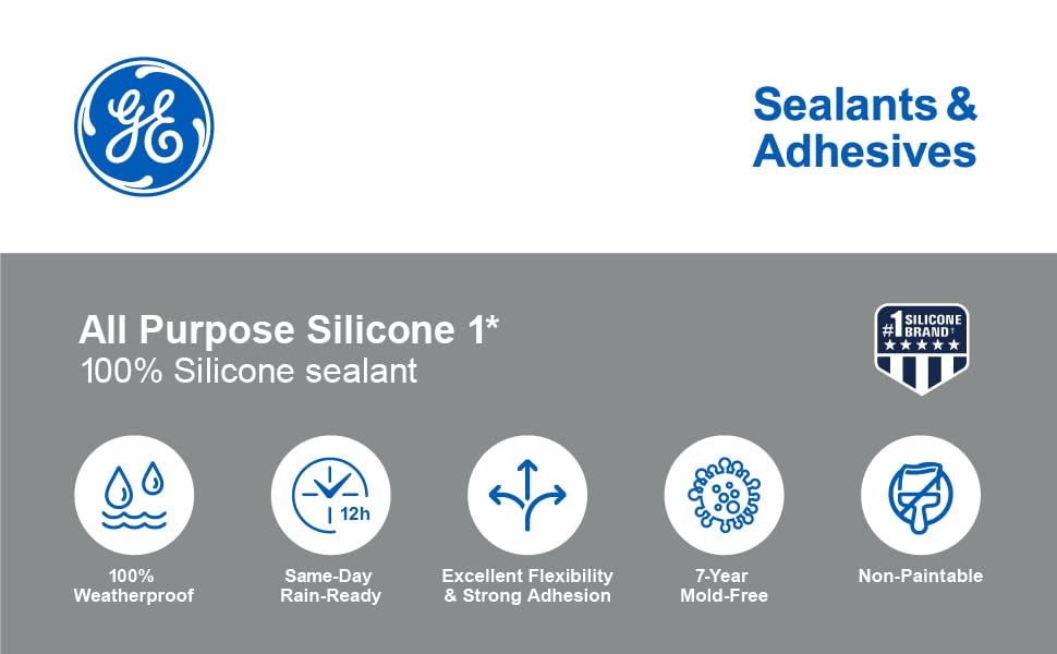 All Purpose Silicone 1* 100% Silicone Sealant