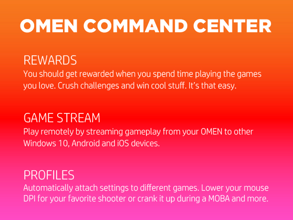 customize Dual Force system vitals metrics dashboard temperature GPU CPU OMEN command center