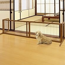リッチェル　木製おくだけゲートワイド２台 Amazon.co.jp: リッチェル ペット用 木製おくだけゲート ワイド