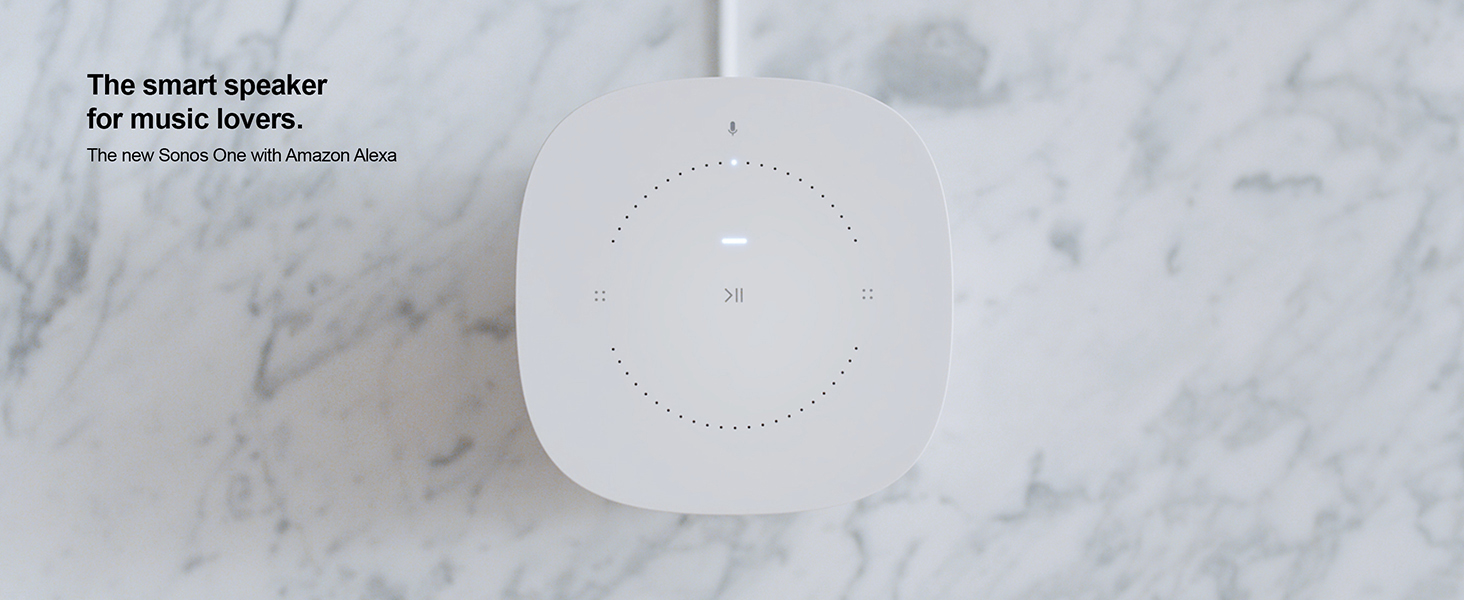 Sonos ソノス One ホワイト、アレクサ対応モデル Sonos One：音楽ファンのスマートスピーカー | Sonos