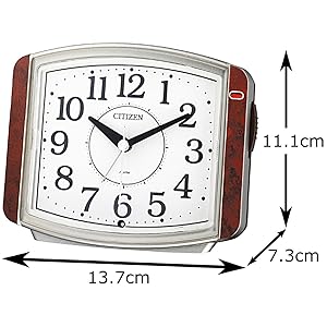 Silent Siren目覚まし時計 Amazon.co.jp: シチズン 目覚まし時計 アナログ サイレントミグ