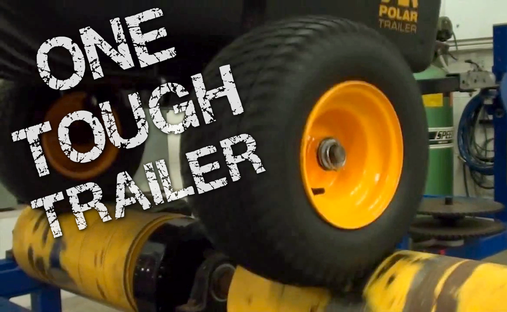 Polar Trailer 8261 HD 1200 Tandem Axle Utility Cart, 84 by
