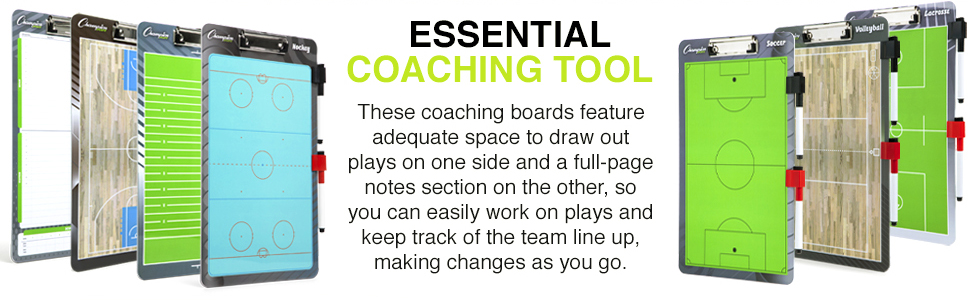 Champion Sports Standard Coaches Strategy Marker Clipboard