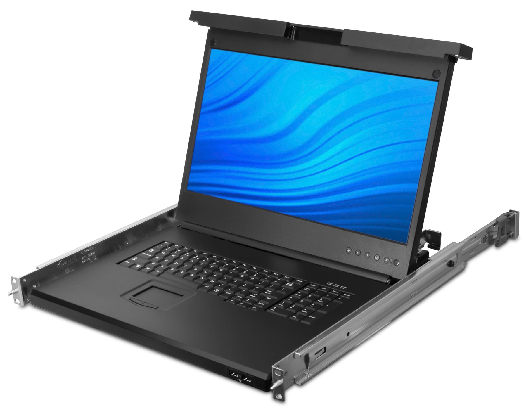 Avocent Local Rack Access - KVM console with KVM switch - 8 ports - USB ...