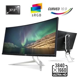 エイサー・ゲーミング・モニター37.5インチ超広角XR382CQK bmijqphuzx 3840 x 1600 1ms応答時間AMD FREESYNCテクノロジー（ディスプレイ、HDMIお n5ksbvb Amazon.co.jp: エイサー・ゲーミング・モニター37.5インチ超広角