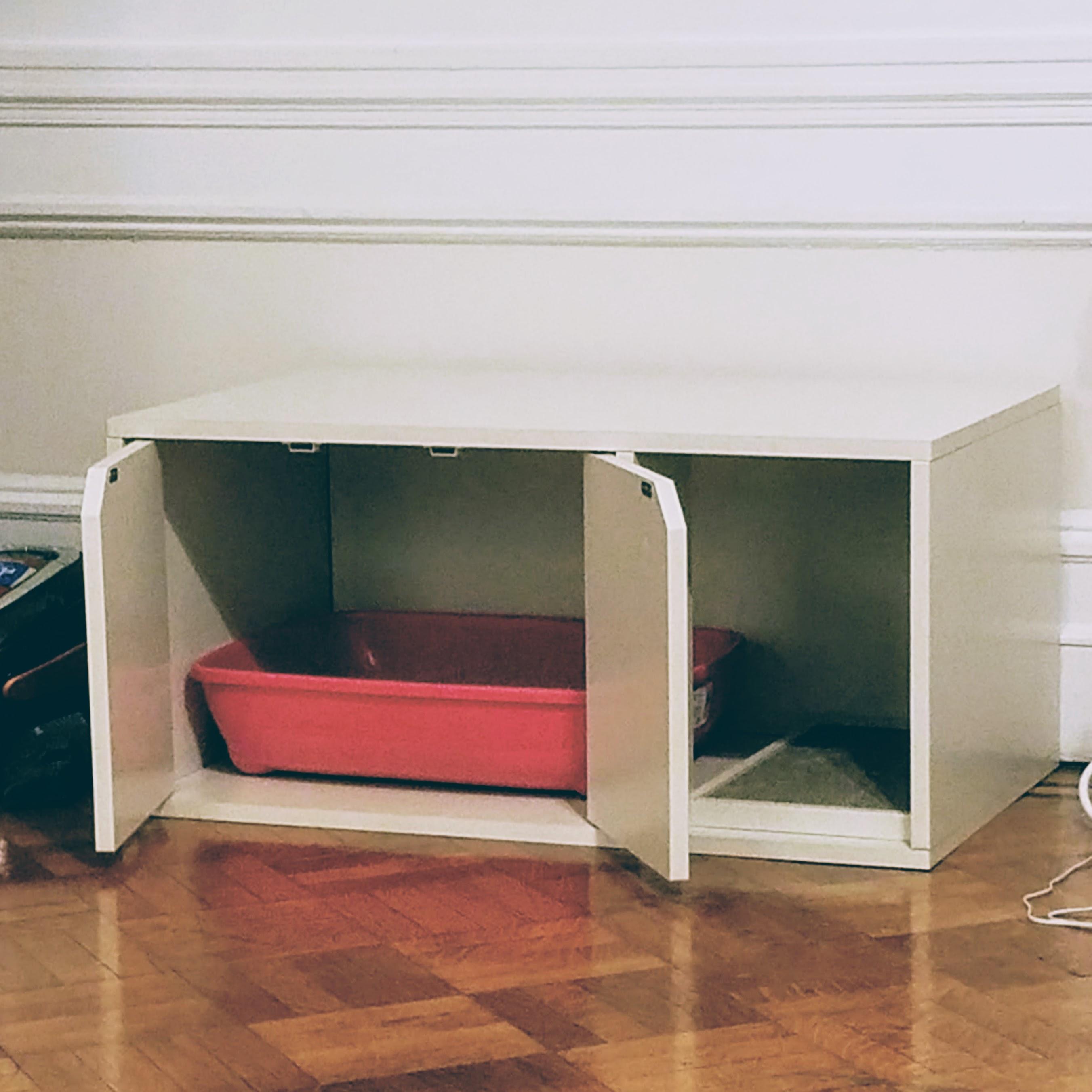 Way Basics Eco Friendly Modern Cat Litter Box Furniture