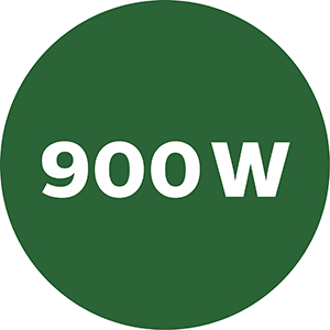 Powerful 900W motor