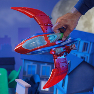 PJ MASKS Air Jet Playset, Kids' Toy Figures & Vehicle Playsets, Toy Jet ...