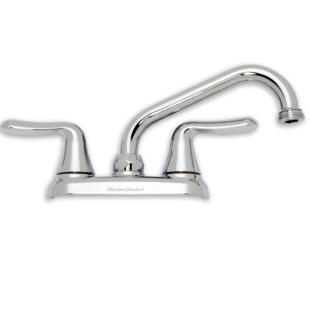 American Standard 2475.550.002 Colony Soft DoubleHandle Laundry Faucet with Brass Swing Spout