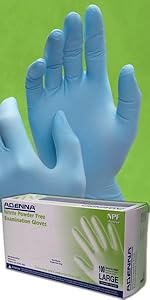 Amazon.com: Adenna Phantom Latex Powder Free Exam Gloves