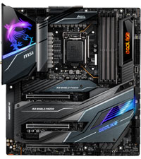 msi, meg z490 godlike, motherboard