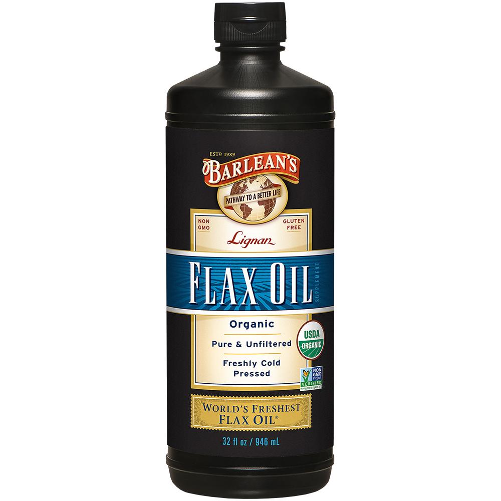 Barlean’s Organic Lignan Flax Oil, 32oz Health & Personal Care