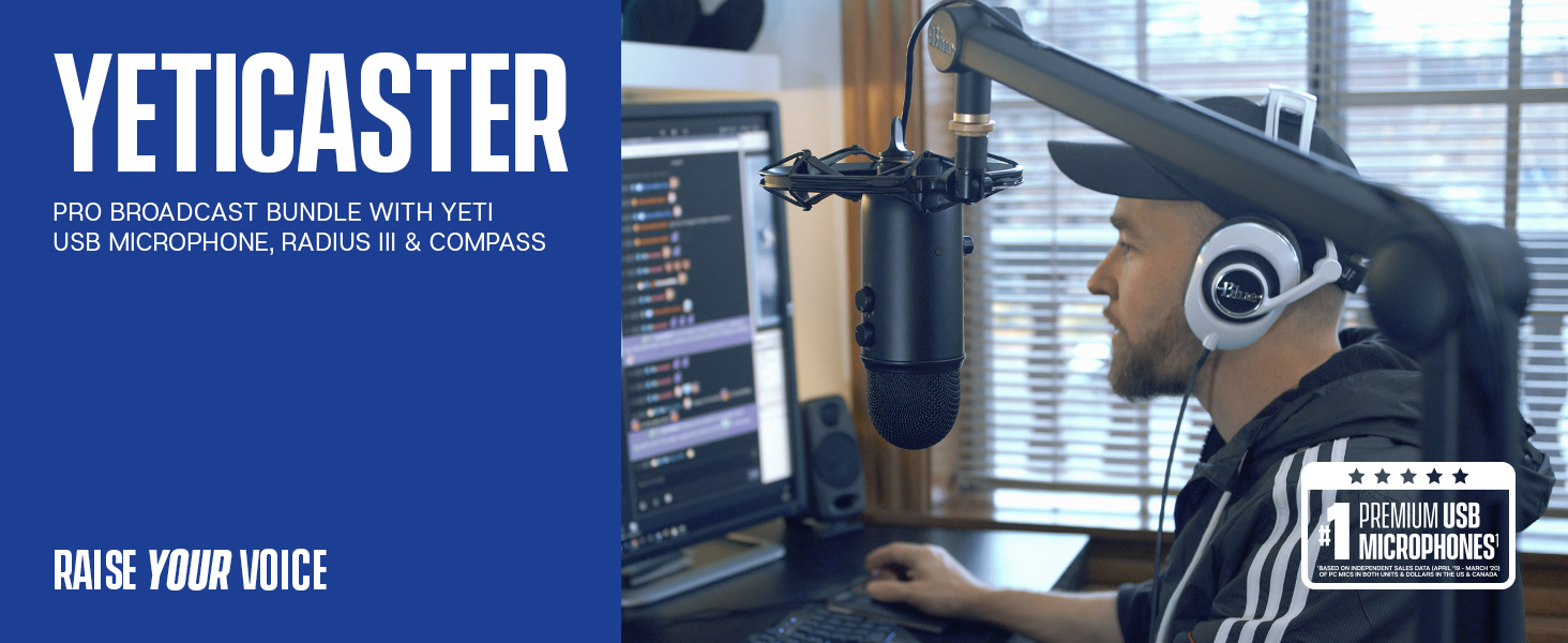 Amazon.com: Logitech for Creators Blue Yeticaster Pro