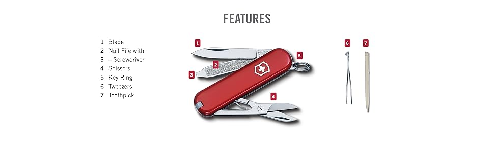 Amazon.com: Navaja suiza clásica, Victorinox ...