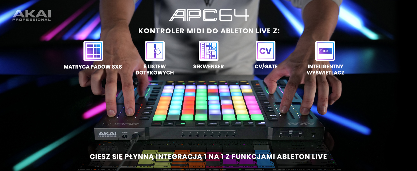 AKAI Professional AbletonコントローラーAPC64 Akai Professional APC64 Ableton Live Controller – DJ TechTools