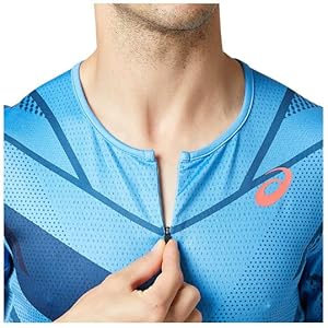 Amazon.co.jp: [アシックス] 陸上ウエア TRACK ELITEハーフジップ半袖