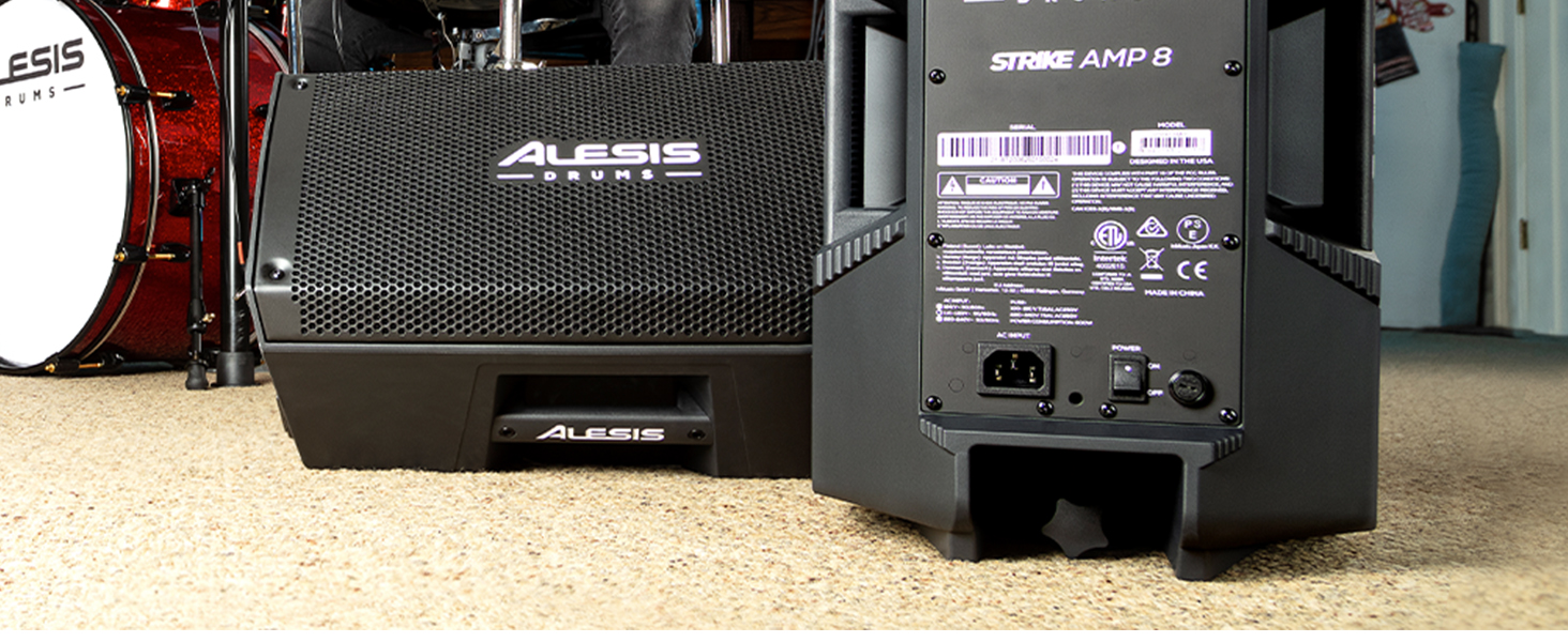 Alesis Strike Amp 8 2000Watt Portable Speaker / Amplifier for