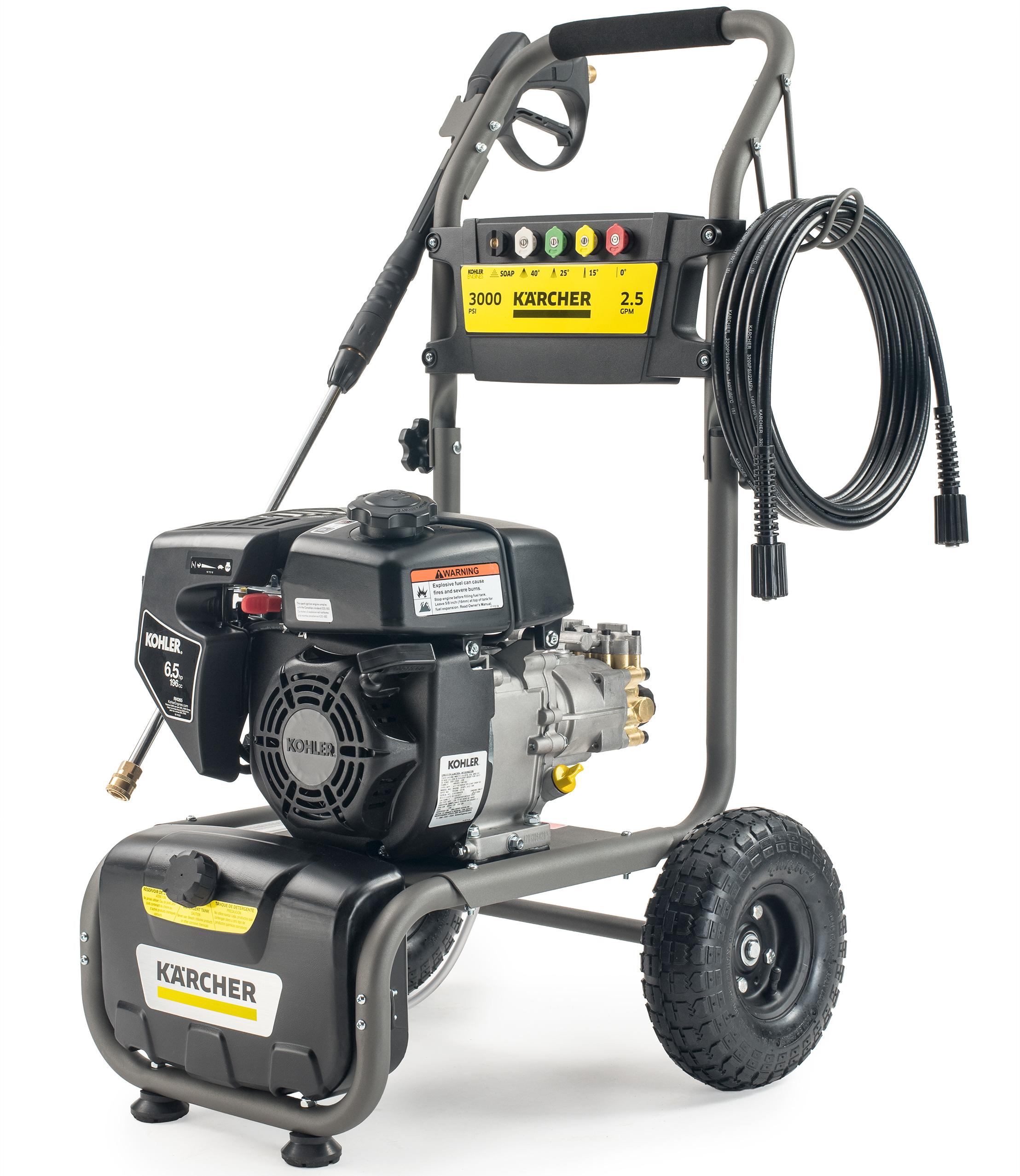 Karcher G3000K Gas Pressure Washer Powered by Kohler, 3000