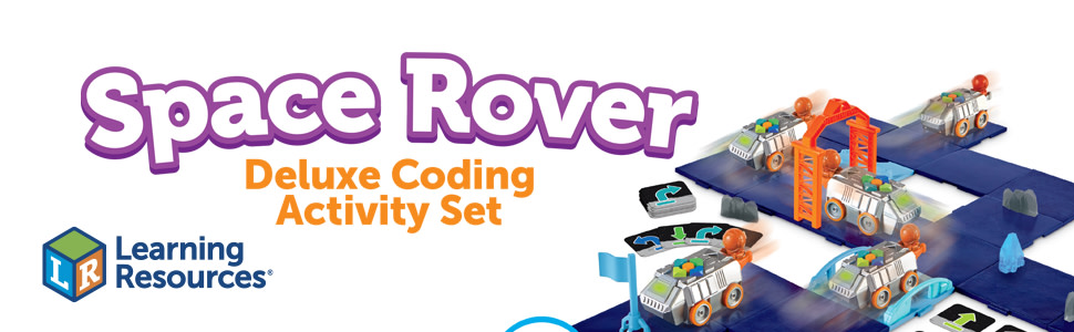 Amazon.com: Space Rover Deluxe Coding Activity Set - 51 Pieces, Ages 4 ...