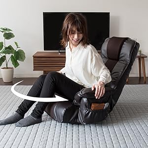 アイリスプラザ 座椅子 リクライニング座椅子 ヘッド/14段背もたれ/14段 アイリスプラザ 座椅子 リクライニング座椅子 ヘッド/14段