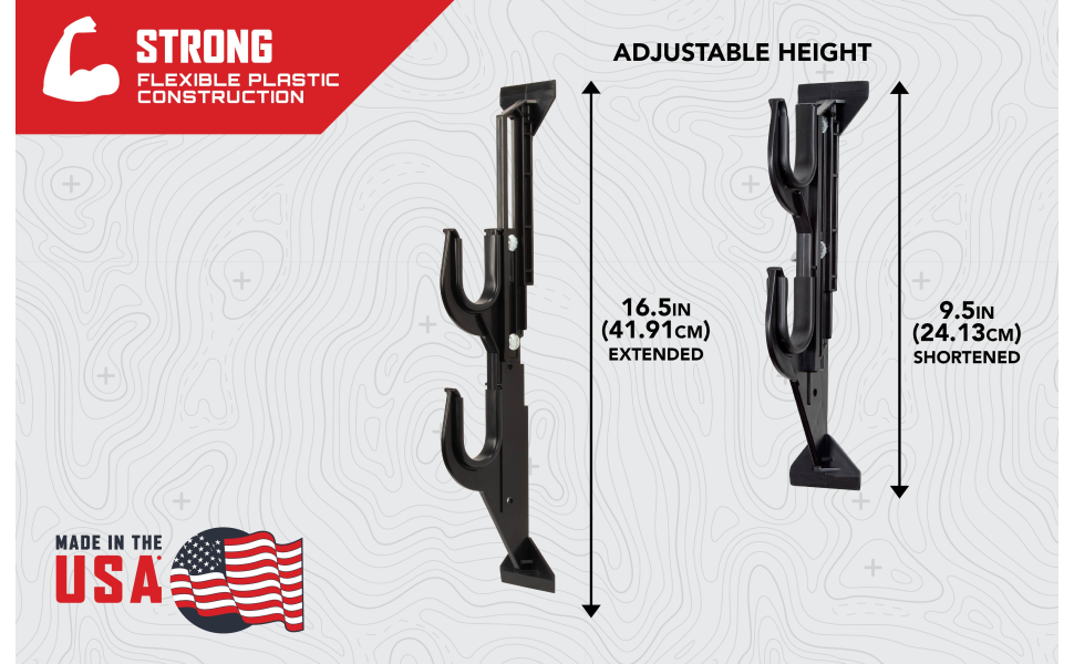 Allen Company Molded Truck Gun Rack for Rear Window Gun