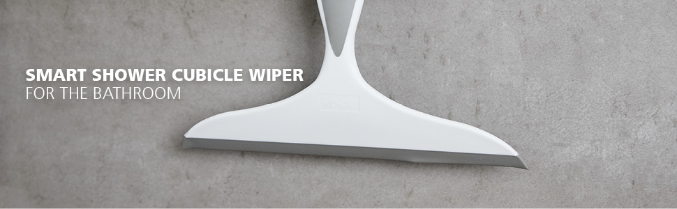 WENKO showers and baths: Smart shower cubicle wiper for the bathroom