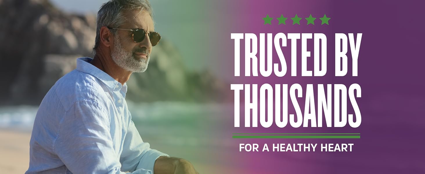 person demonstrating that zhou nutrition resveratrol is trusted by thousands for a healthy heart