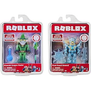 Roblox 10862 Emerald Dragon Master Frost Guard General Figure 2 Pack Amazon Sg Toys Games - action spielfiguren 2018 roblox homingbeacon the