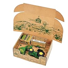 Farm in a box John Deere tractor for kids farm toy
