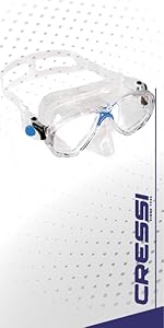SNORKELING MASK, SWIMMING MASK, CRESSI MASK, CRESIS GOGGLES,