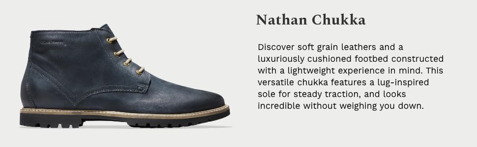 Amazon.com | Cole Haan Men's Nathan Chukka Boot | Chukka