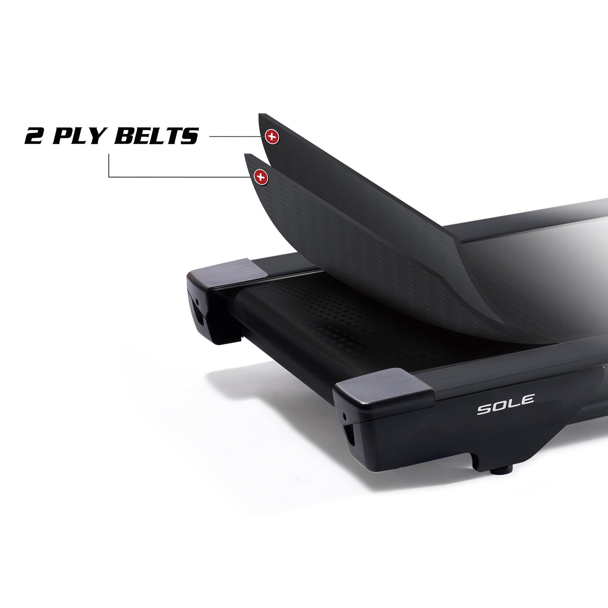 SOLE Fitness F63 Folding Treadmill Machine 3.0 CHP Motor, Power