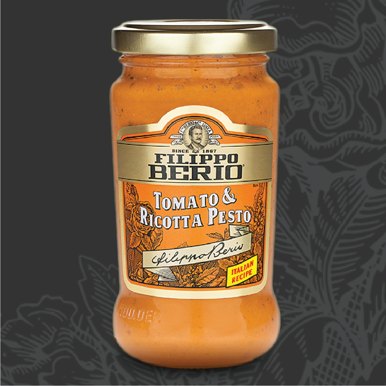 Filippo Berio Tomato & Ricotta Pesto, 6.7 Ounce: Amazon.com: Grocery ...