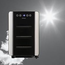 Amazon.co.jp: siroca 6本収納ワインセラー SW-P111(K)[ペルチェ