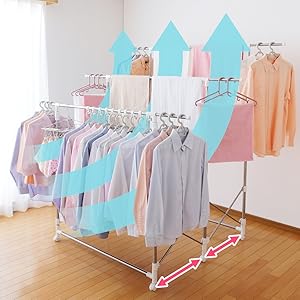 Amazon.co.jp : アイリスオーヤマ 洗濯物干し 室内物干し