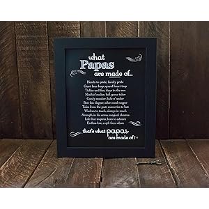 papa picture frame, papa frame, gift for papa