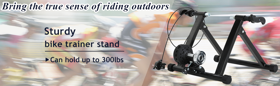sportneer steel bicycle exercise magnetic stand