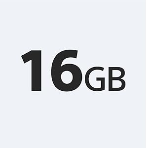 16‑GB built-in memory stores multiple recordings